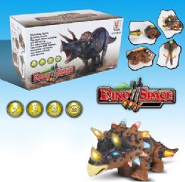 48 Pieces Bo Flashing Dino - Magic & Joke Toys