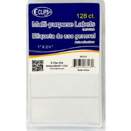 36 Units of Multipurpose White Labels - 128 Count - Labels