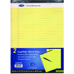 30 Pieces Canary Legal Pads - Note Books & Writing Pads