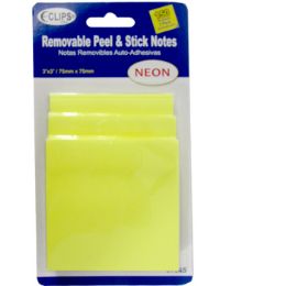 48 Pieces Neon Sticky Notes, 3" X 3", 150 Sheets - Sticky Note & Notepads