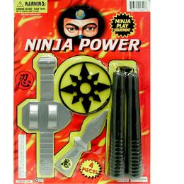 24 Pieces "ninja Power" Assorted Toys - Toy Sets