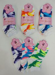 72 Bulk 3pr Ladies/teen Anklets 9-11 [camo]