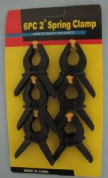 24 Wholesale 6pc 2" Spring Clamp