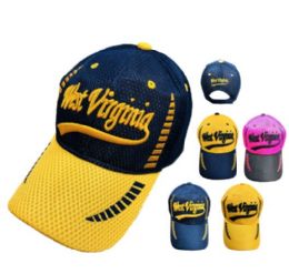 24 Wholesale Air Mesh West Virginia Hat