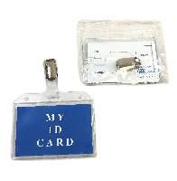 72 Pieces 3.6"x2.75" Clip - On Id Holder - ID Holders