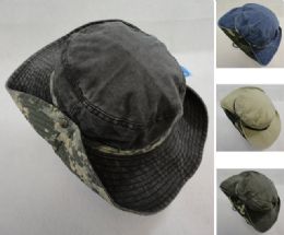 24 of Cotton Washed Floppy Boonie [camo Band]