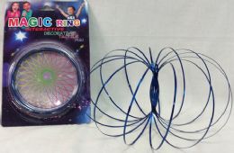 12 Wholesale Wholesale Blue Flow Ring Magic Ring Kinetic Spring Toy