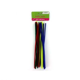48 Pieces Chenille Color Craft Stems - Craft Stems