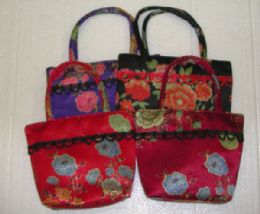 120 Pieces Small Bag W/ Lace Trim - Handbags