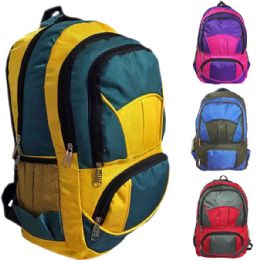 30 Pieces 18" Eagle Sport Backpacks - Assorted Colors - Backpacks 18" or Larger