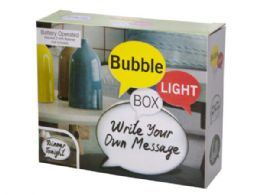 12 Pieces Mini Bubble Light Box Message Board With Markers - Markers