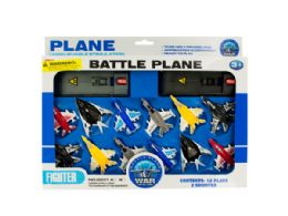 12 Wholesale Toy Jet Fighter Planes With Launch Pads Set
