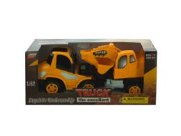12 Pieces Friction Powered Toy Construction Truck - Toy Sets