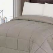 6 Wholesale 1 Piece Solid Comforter Twin Size In Grey