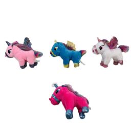 48 Wholesale Plush Unicorn Key Chain Toy