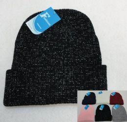 36 Pieces Sparkly Winter Toboggan - Winter Beanie Hats