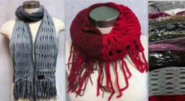 12 Wholesale Dual Purposes Infinity Circle Scarves With Dual Patterns