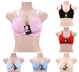72 Wholesale Women's Soft Bras Assorted Colors And Sizes