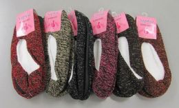 120 Units of Ladies Cozy Winter Slipper Socks - Womens Slipper Sock