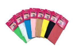 216 Wholesale Womens Trouser Socks Size 9-11 Nylon Stretch Knee Socks, Assorted