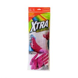 48 Wholesale 1 Count MultI-Purpose Latex Gloves - Medium