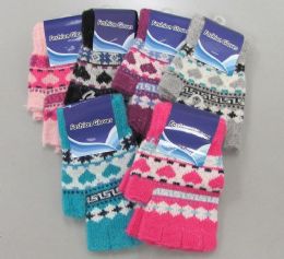 240 Units of Ladies Half Finger Glove - Winter Gloves