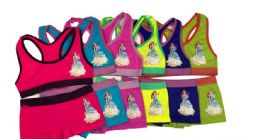144 Pairs Girl's Seamless Racer Back Bra And Boxer Set - Girls Underwear and Pajamas