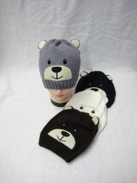 36 Pairs Kids Winter Beanie Bear Hat - Junior / Kids Winter Hats