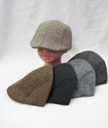 36 Pairs Kids Winter Flat Cap - Junior / Kids Winter Hats