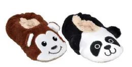 36 Pairs Toddler's Soft Plush Animal Slippers - Toddler Footwear