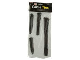 72 Pieces Black Multipurpose Cable Ties - Cables