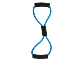 18 Pieces Resistance Band With Padded Grips - Sporting and Outdoors