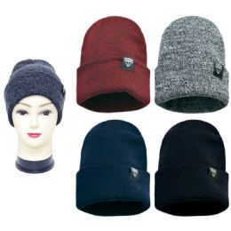 48 Wholesale Warm Winter Fashion Beanie Hat