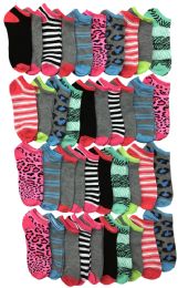 600 Pairs 30 Pairs Of Wsd Womens Ankle Socks, Low Cut Sports Sock - Assorted Styles - Womens Ankle Sock