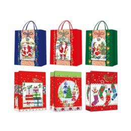 96 Units of Gift Bag Xmas Size Large - Gift Bags Christmas