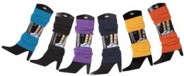 60 Pieces Womens Legwarmers In Assorted Colors - Arm & Leg Warmers