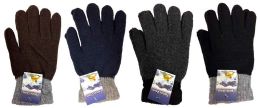 48 Wholesale Knitted Glove Adult Size