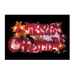 24 Pieces Merry Xmas Sculpture - Christmas Decorations