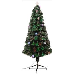 6 Pieces Three Foot Xmas Optical Fiber Tree - Christmas Ornament