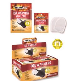 40 Bulk Air Activated Toe Warmers With Adhesive