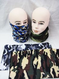 36 Wholesale Mens Tube Scarf Camo