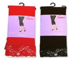 60 Wholesale Ladies Caprice Tights With Lace