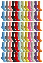 60 Wholesale Yacht & Smith Women's Solid Colored Fuzzy Socks Assorted Colors, Size 9-11