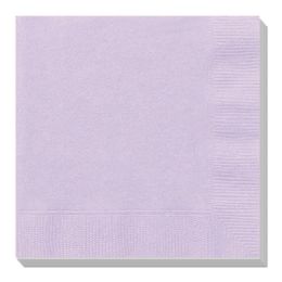 144 Pieces Luncheon Napkin Purple Twenty Count - Party Paper Goods