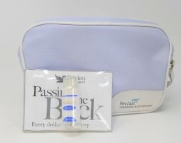 72 Wholesale White Small Size Cosmetic Zipper Makeup Pouch Clutch Bag