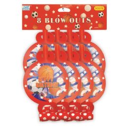 144 Wholesale Birthday Blow Out For Boys