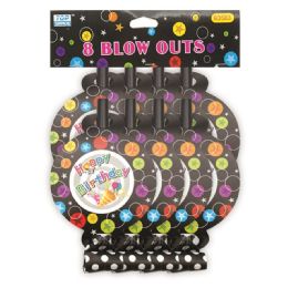 96 Pieces Birthday Blowout Eight Count - Party Favors