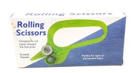 72 Wholesale Assorted Colors Rolling Safety Scissors