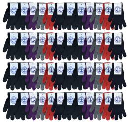48 Wholesale Yacht & Smith Women's Warm And Stretchy Winter Magic Gloves