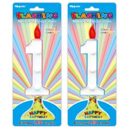 144 Pieces Number One Led Candle - Birthday Candles